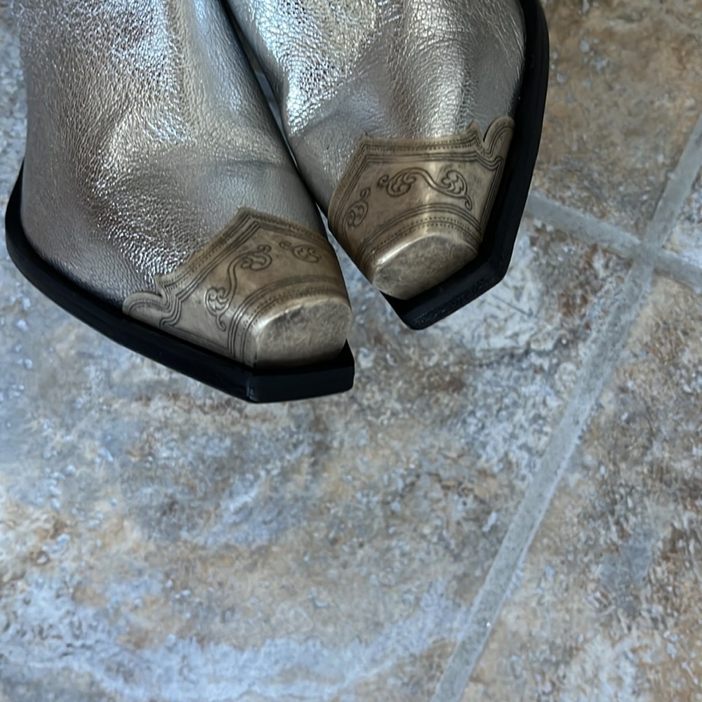 Free People  Brayden Western Boot Pewter Size 9 NWT - Picture 7 of 17